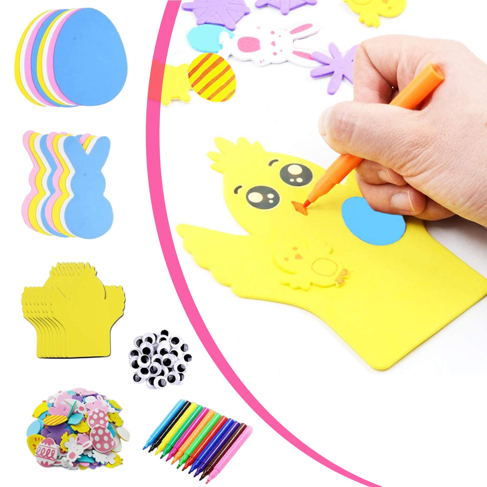 Art Craft Easter - Set de pegatinas de espuma para