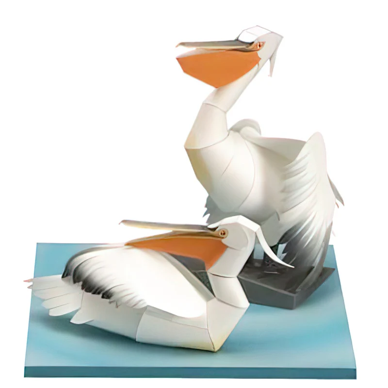 Art Craft Cardboard - Arte de origami del pélvicano dálmata