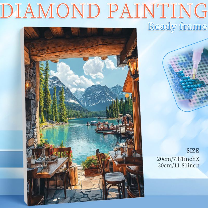 Art Craft Restaurant - RUOPOTY Kit de Pintura de Diamantes