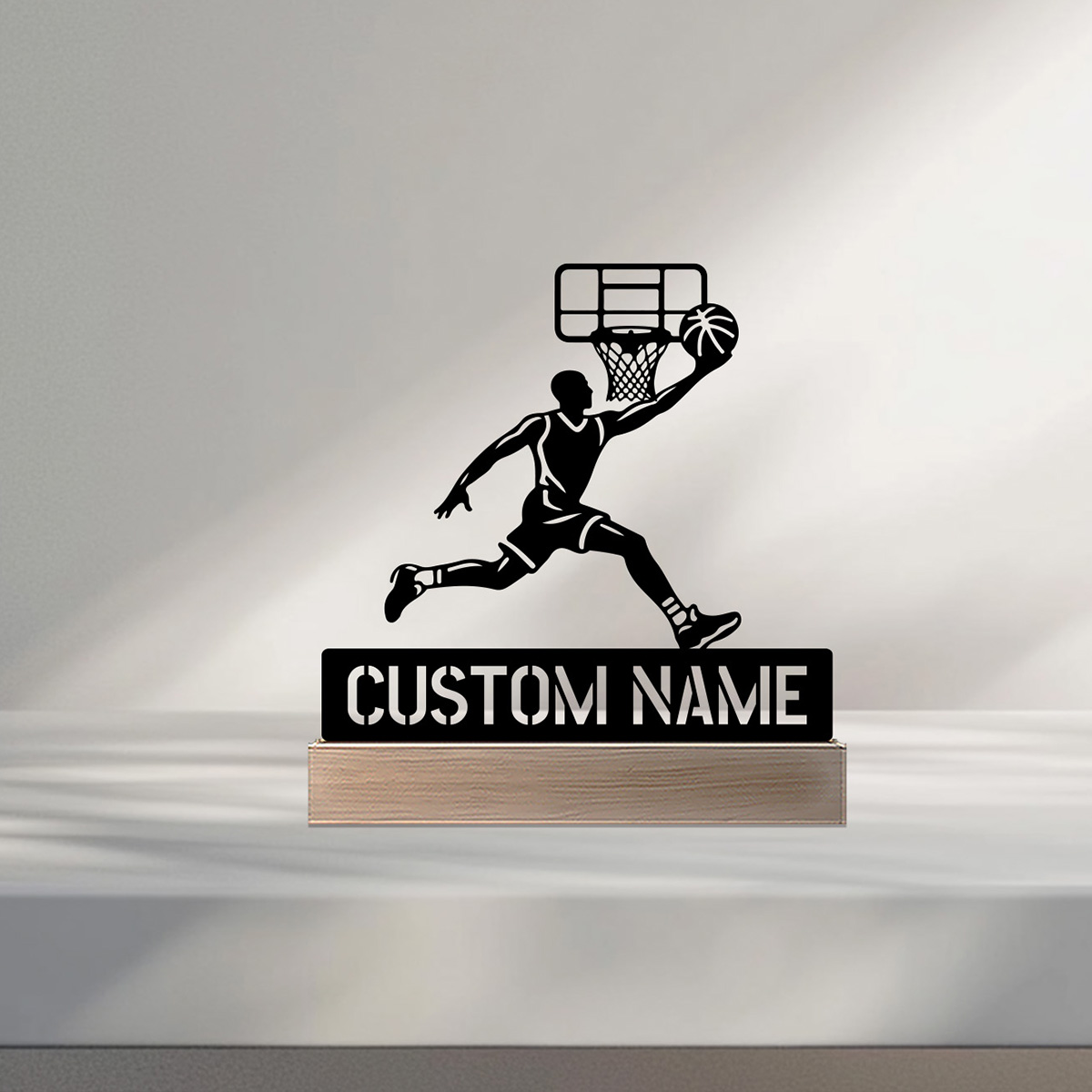 Art Y Craft - Estatua de Metal con nombre personalizado,