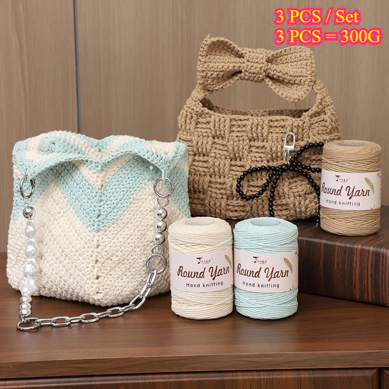 3 rollos de hilo de algodón re - Macrame Cord Cotton reseña y precio