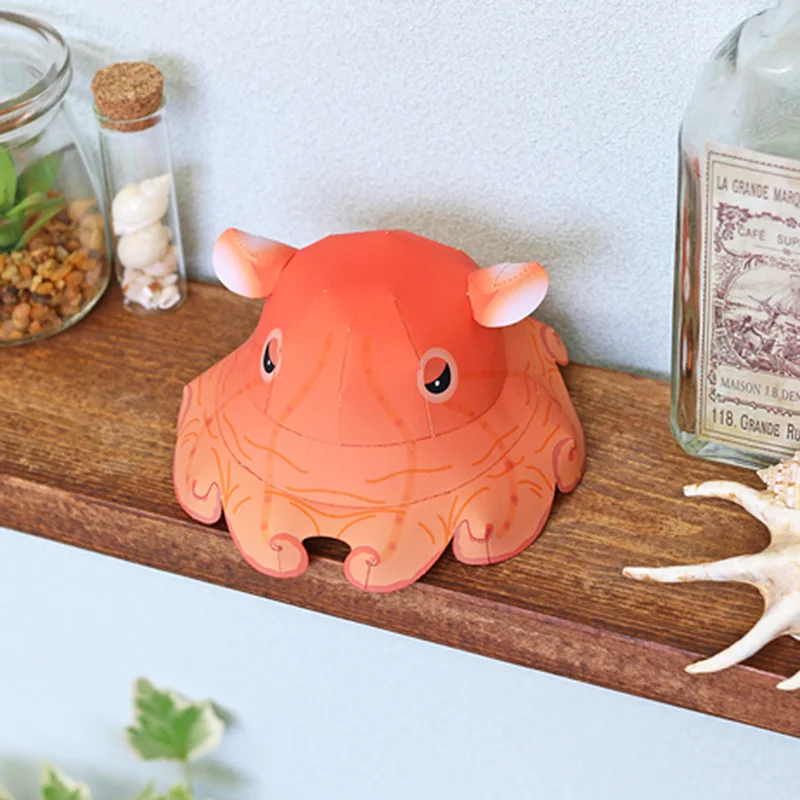 Flapjack pulpo plegable Origam - Art Craft Cardboard reseña y precio
