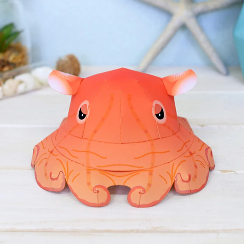 Flapjack pulpo plegable Origam - Art Craft Cardboard reseña y precio