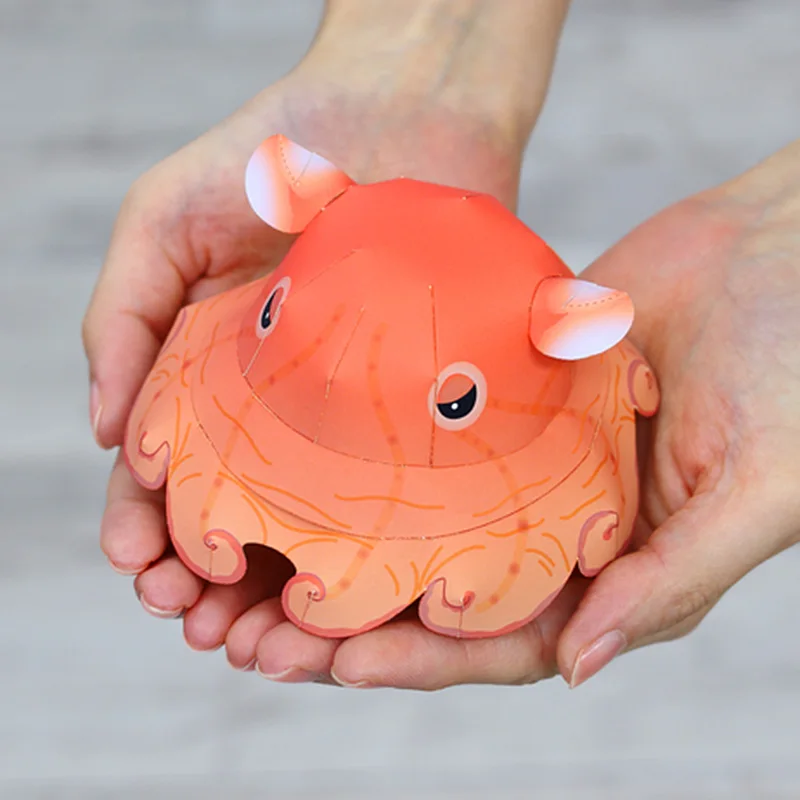 Flapjack pulpo plegable Origam - Art Craft Cardboard reseña y precio