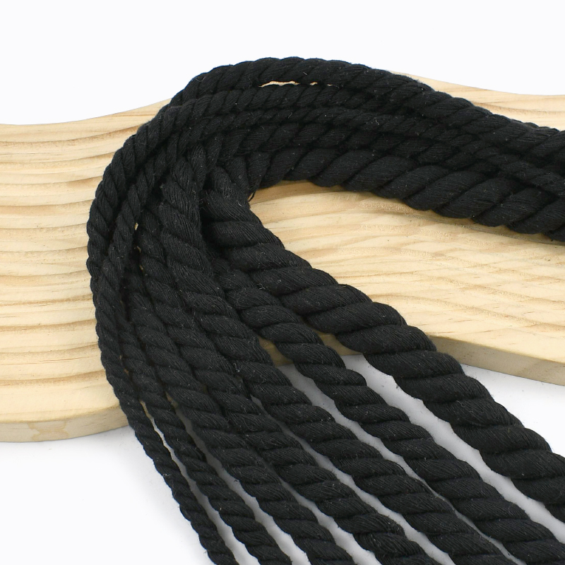 Cordón de algodón trenzado neg - Macrame Cord Cotton reseña y precio