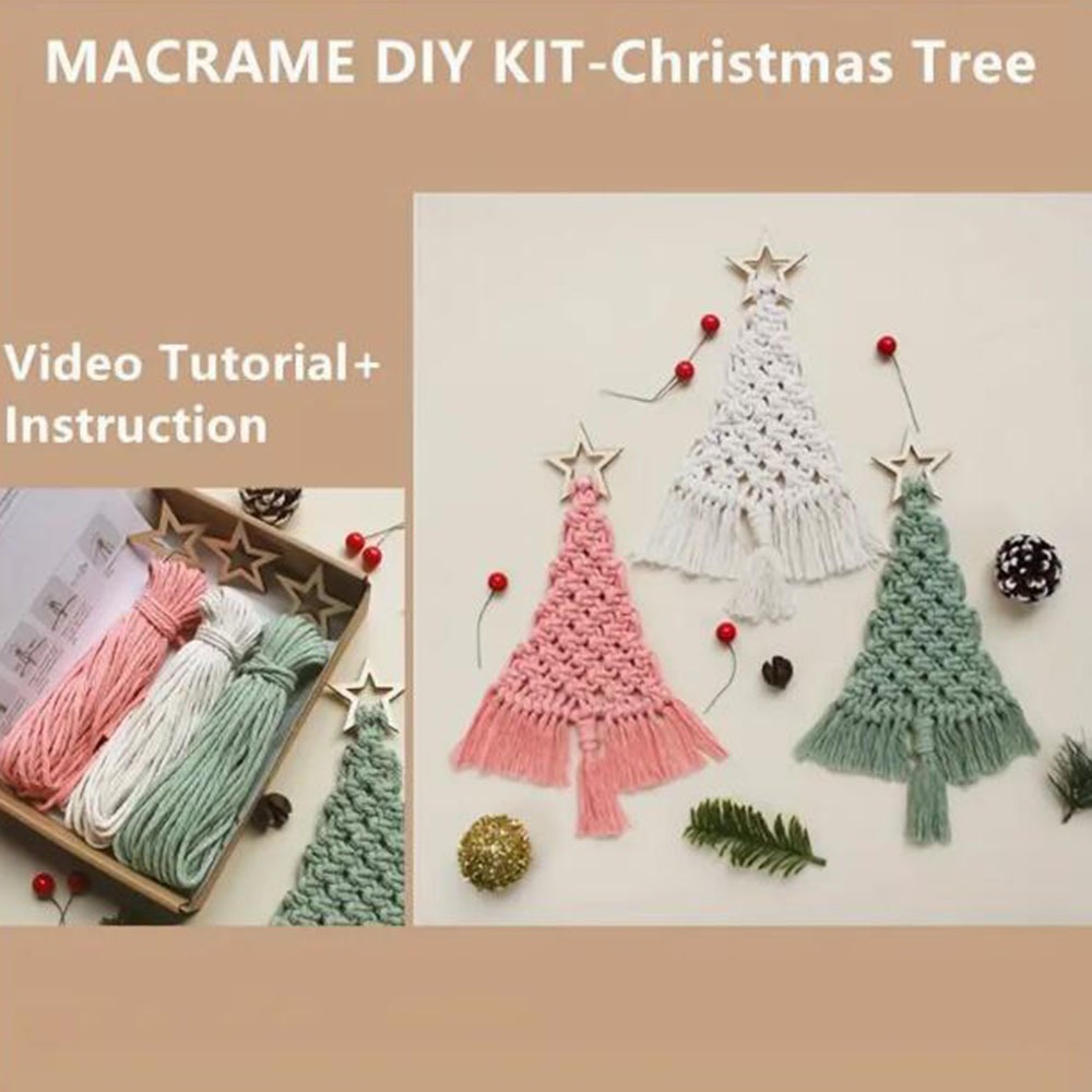 Kit de macramé para árbol de N - Macrame Cord Cotton reseña y precio
