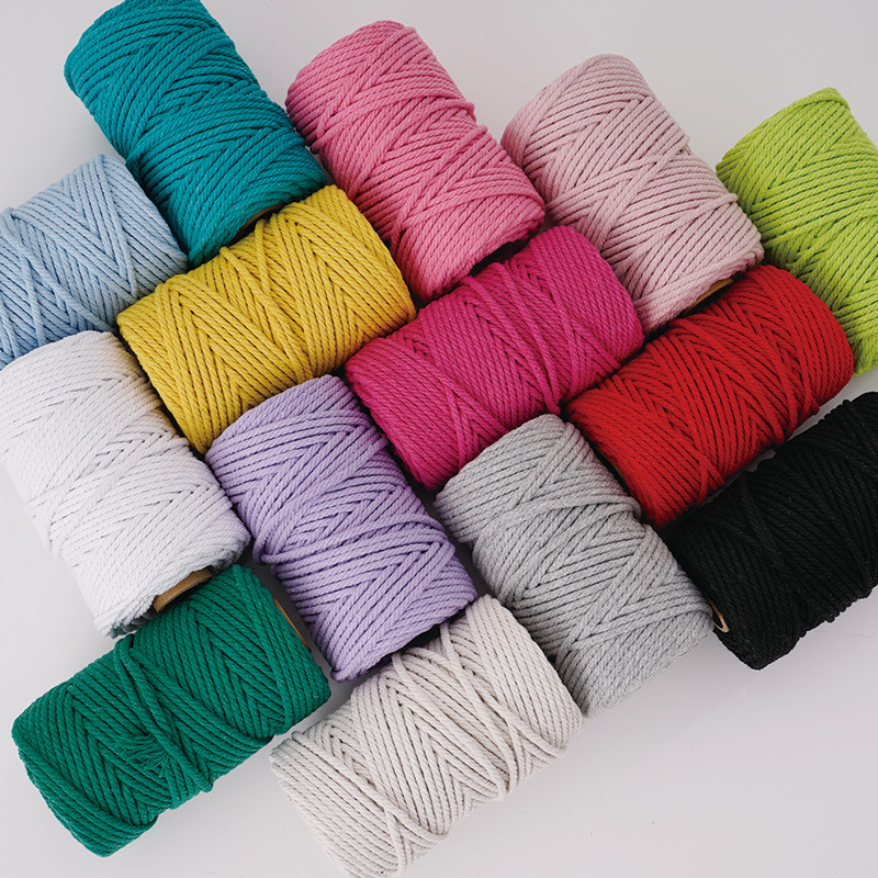 Cuerda de algodón hilada con n - Macrame Cord Cotton reseña y precio