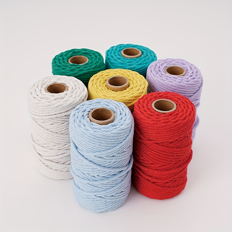 Cuerda de algodón hilada con n - Macrame Cord Cotton reseña y precio