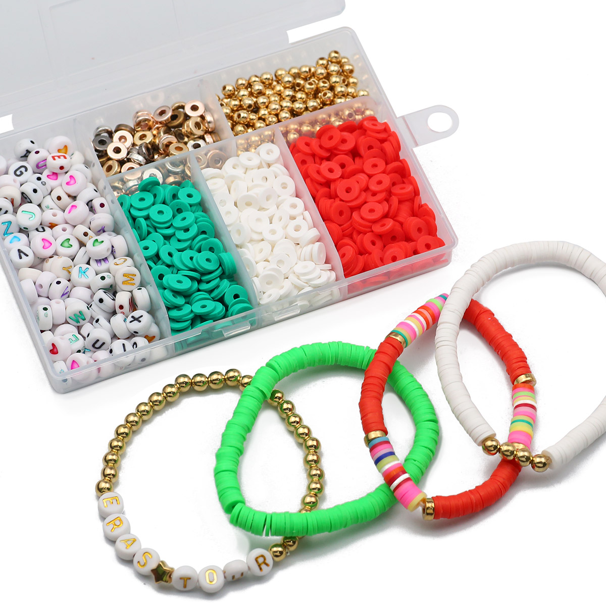 Juego de 2000 cuentas de arcil - Polymer Clay Set reseña y precio