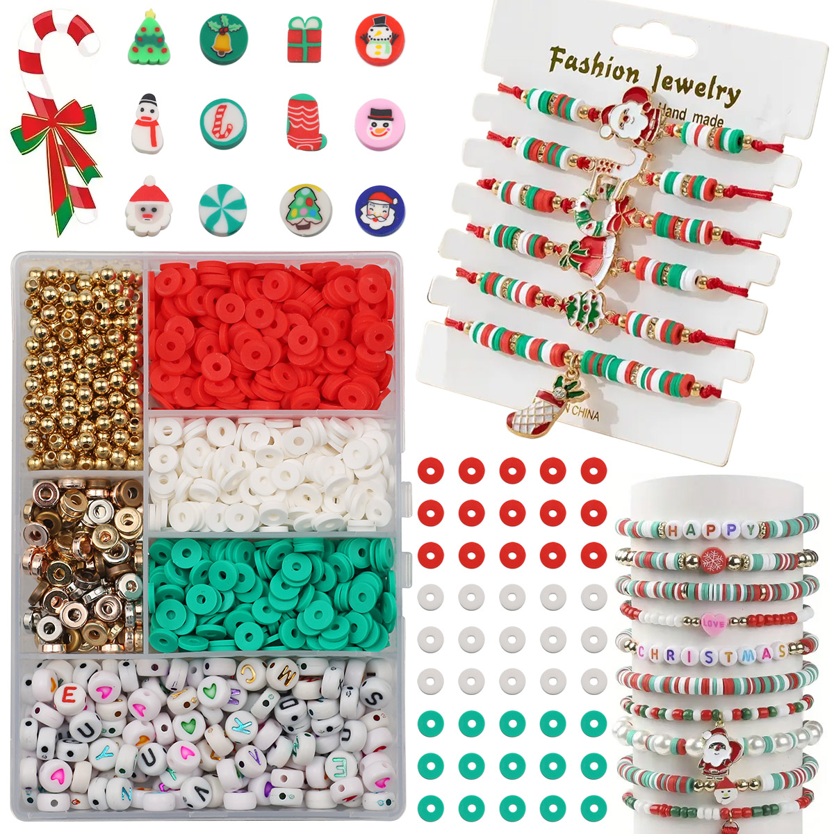 Juego de 2000 cuentas de arcil - Polymer Clay Set reseña y precio