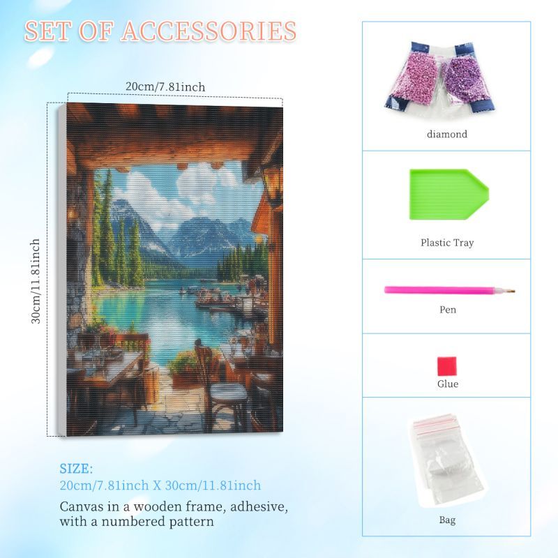 RUOPOTY Kit de Pintura de Diam - Art Craft Restaurant reseña y precio