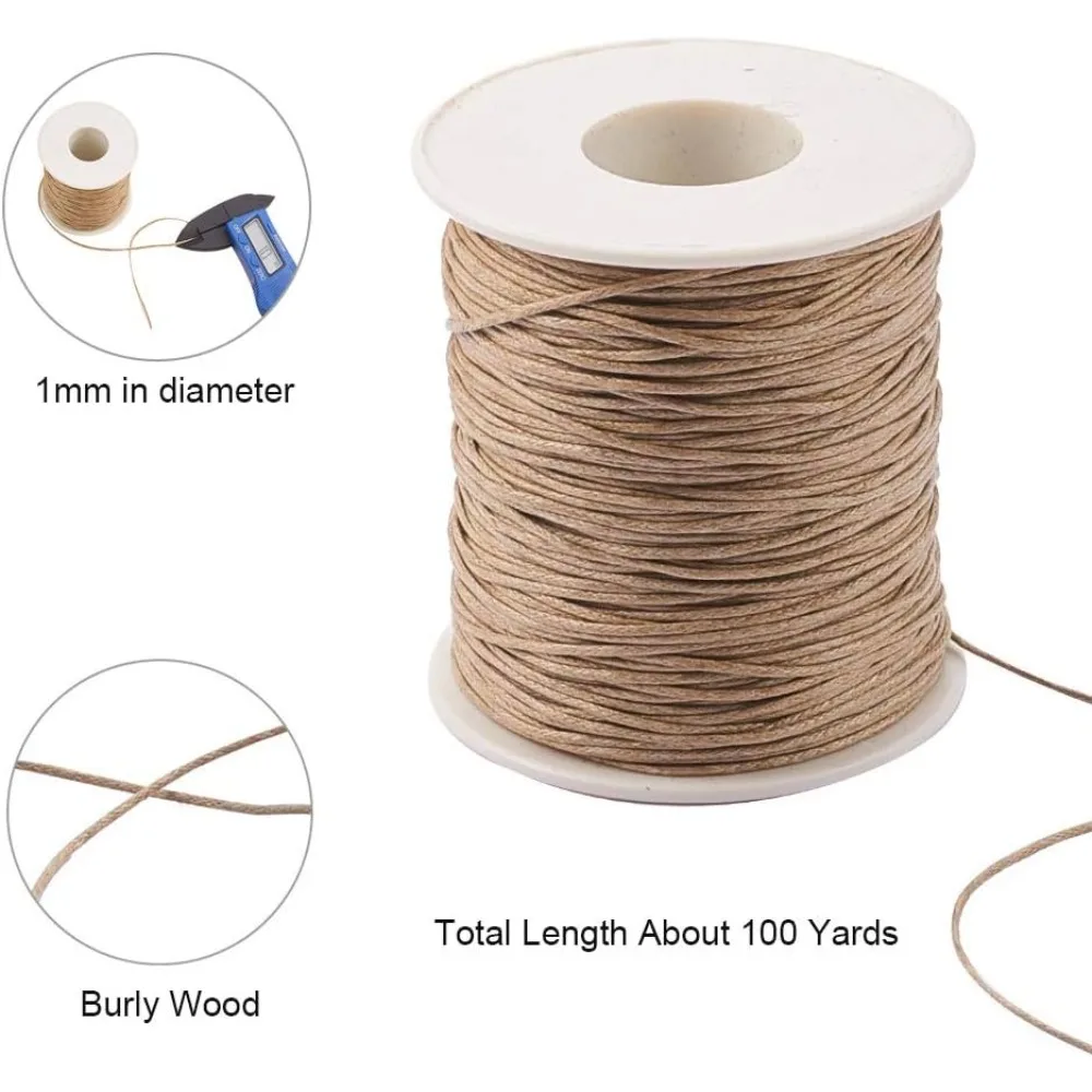 Cordón encerado de algodón de  - Macrame Cord Cotton reseña y precio