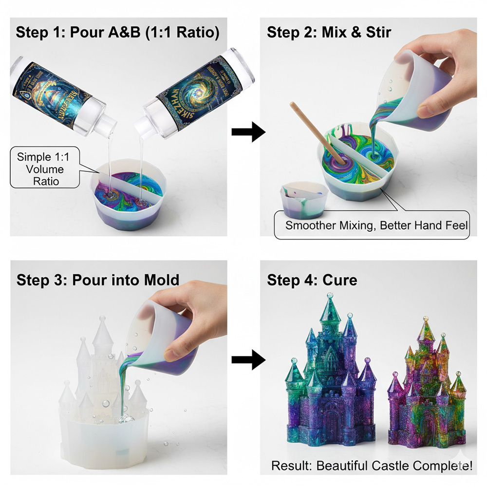 Kit de Resina Epoxi con 4 Vaso - Art Craft Cup reseña y precio