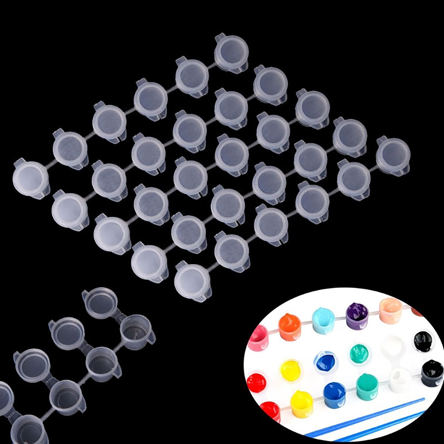 10 tiras, 60pots, tiras de pin - Art Craft Cup reseña y precio