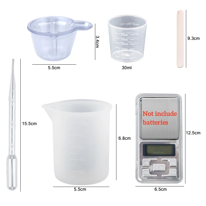 Kit de resina epoxi transparen - Art Craft Cup reseña y precio