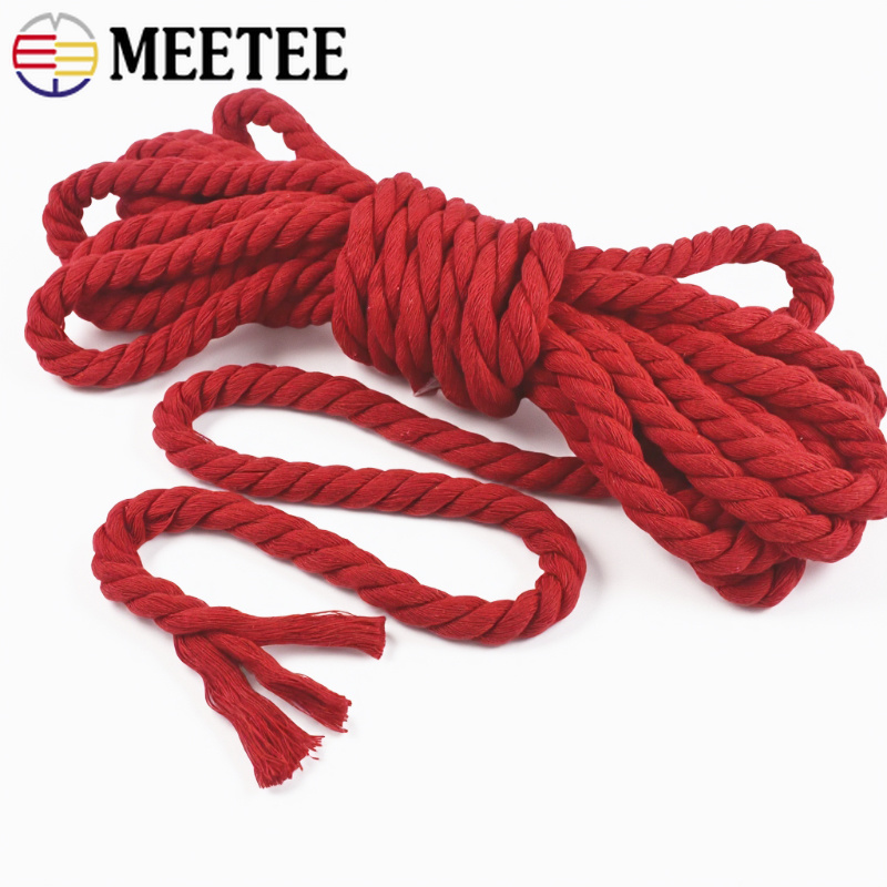 Cuerda de algodón roja de 4/5/ - Macrame Cord Cotton reseña y precio
