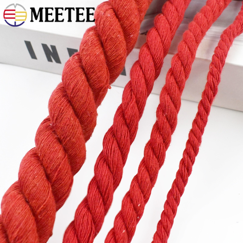 Cuerda de algodón roja de 4/5/ - Macrame Cord Cotton reseña y precio