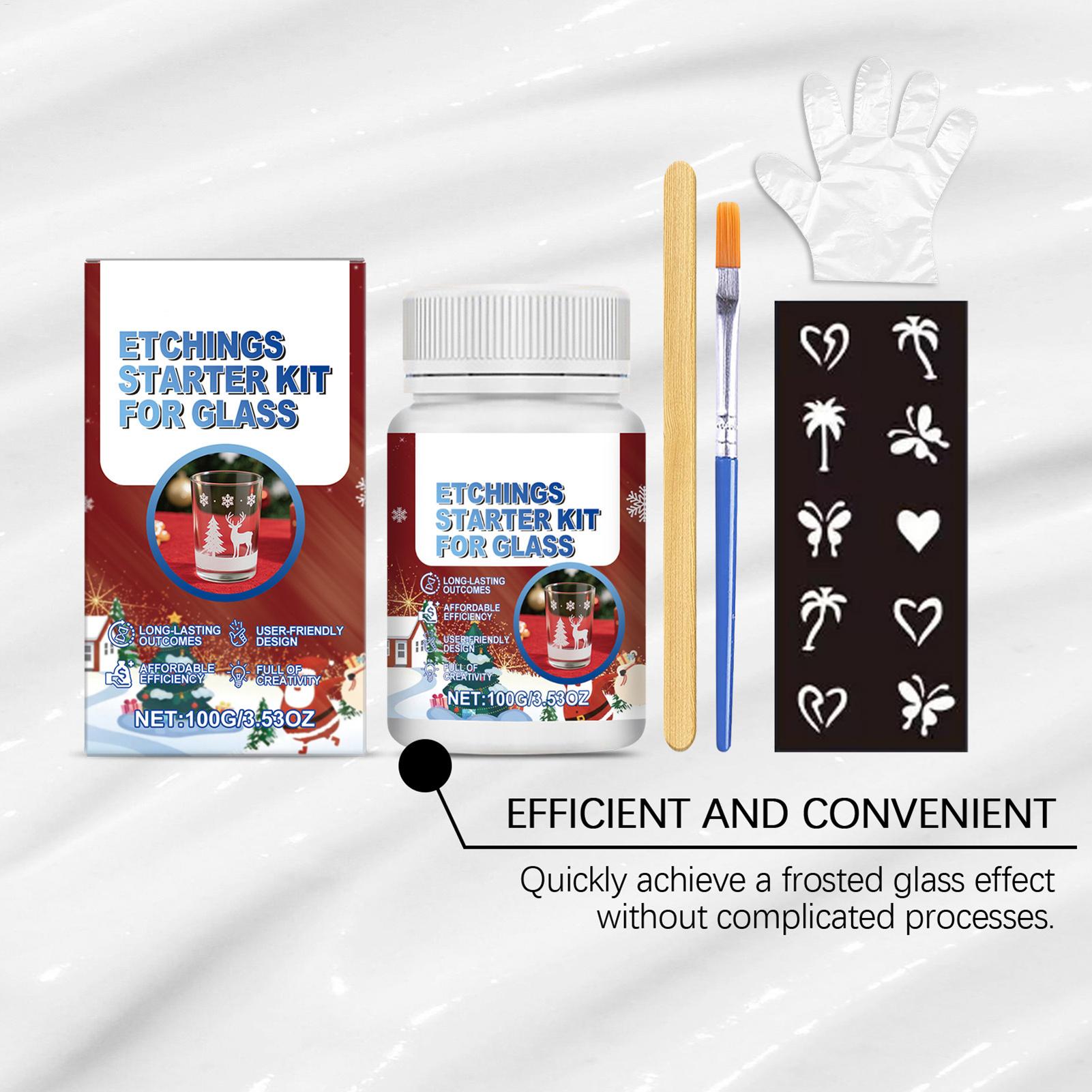 Kit de grabado de vidrio, Kit  - Art Craft Cup reseña y precio