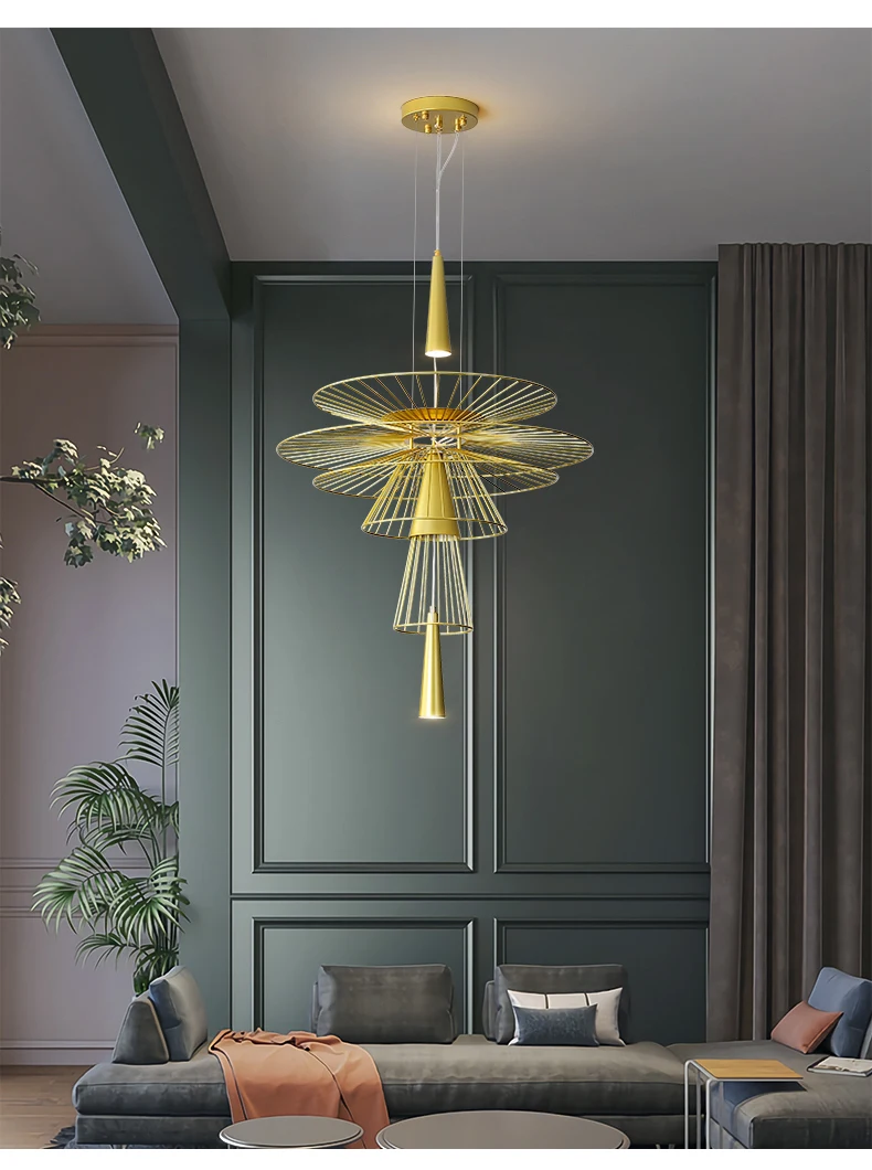 Lámpara colgante LED moderna,  - Art Craft Restaurant reseña y precio