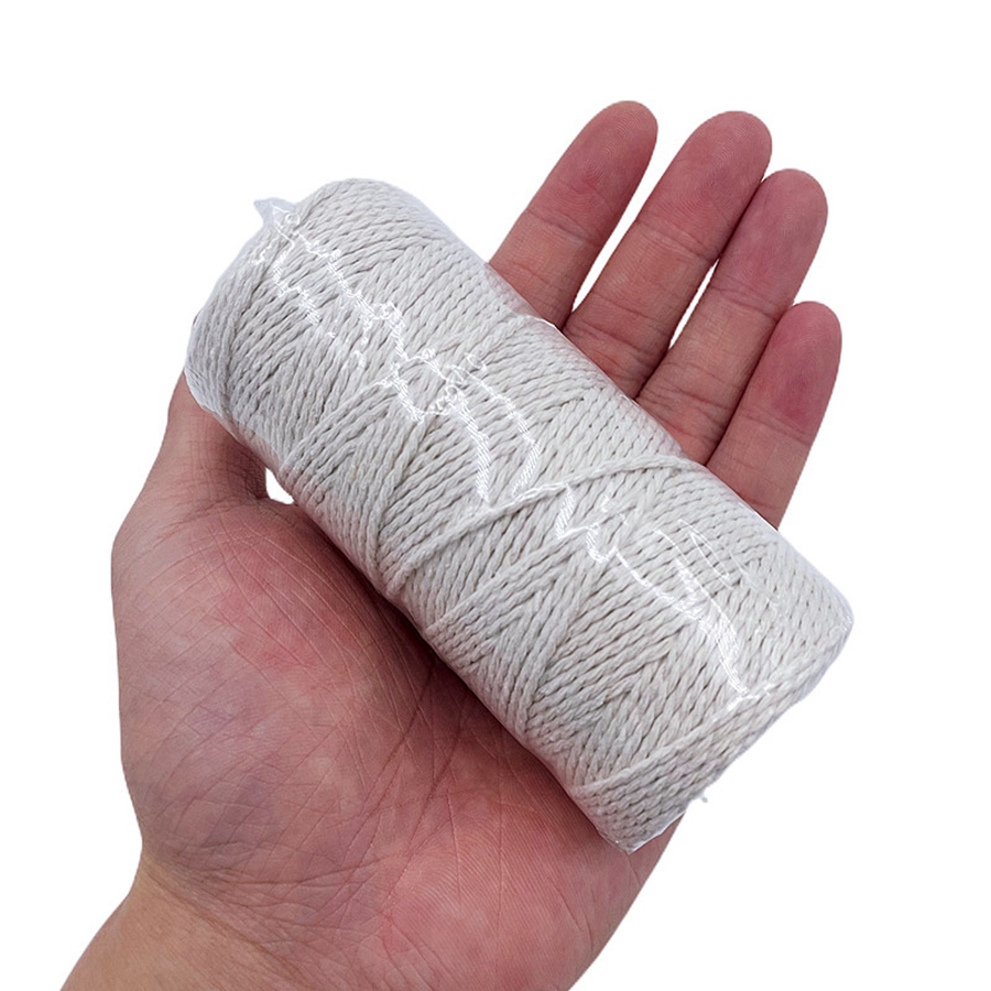 100 m/rollo de 2mm, cordón de  - Macrame Cord Cotton reseña y precio