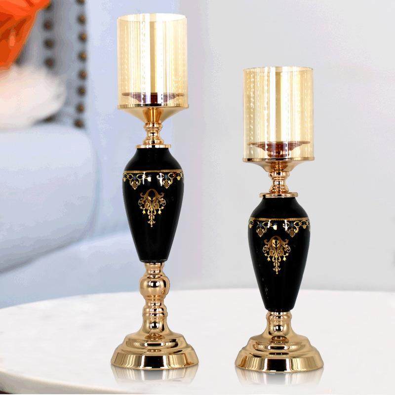 Candelabro decorativo de metal - Art Craft Restaurant reseña y precio
