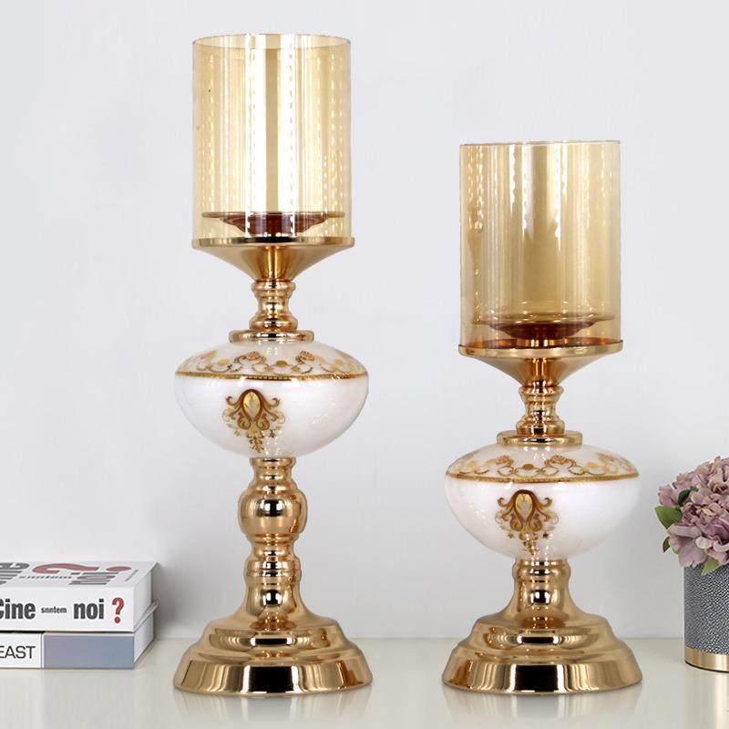 Candelabro decorativo de metal - Art Craft Restaurant reseña y precio